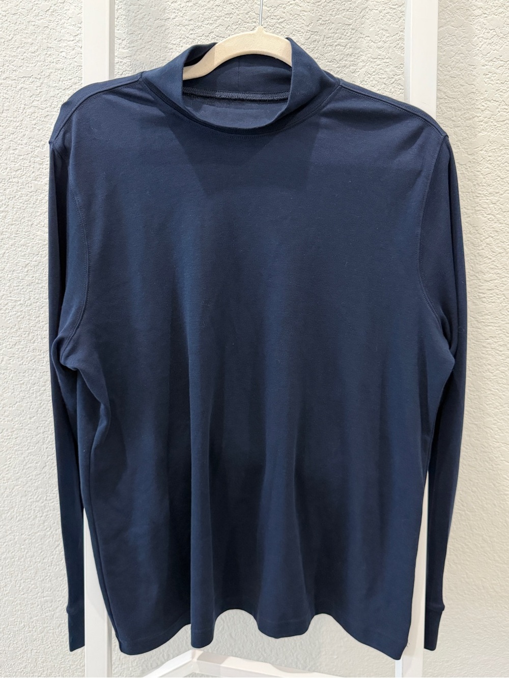 Lands’ End Women’s Mock Neck Long Sleeve Cotton Top